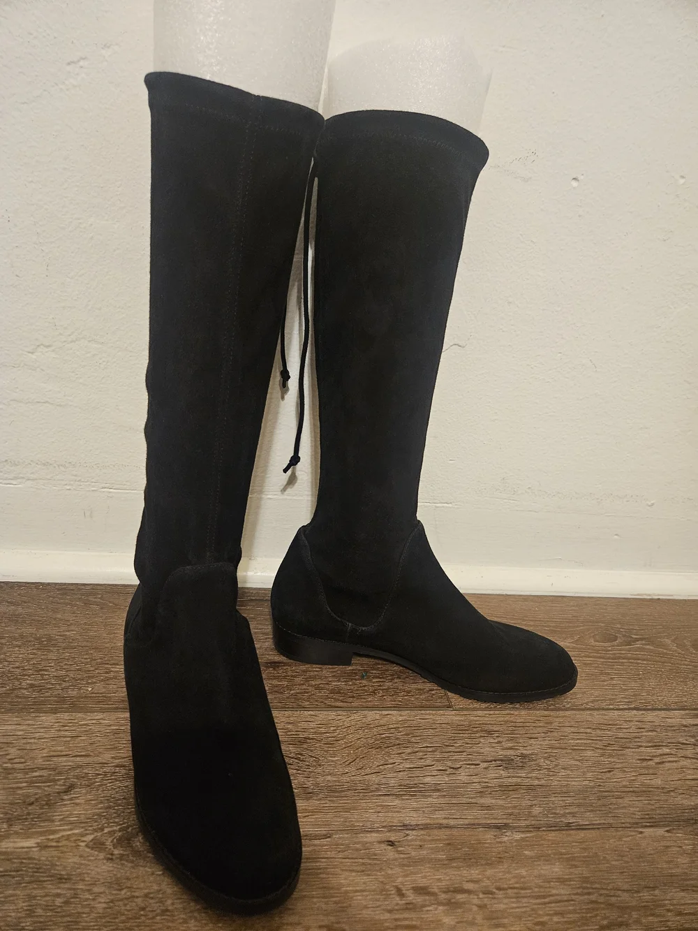 Stewart Weitzman Black Suede Boots Size 4.5